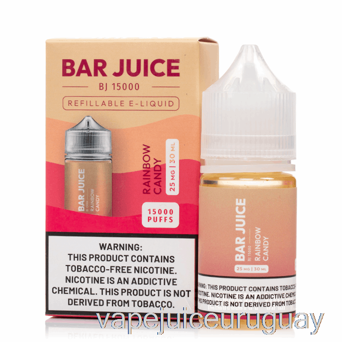 Caramelo Arcoiris - Jugo De Barra - 30ml 50mg Vape Uruguay